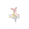 Diana M. 14k Tri-tone 0.20 Ct. Tw. Diamond Ring In White