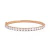 Diana M. Fine Jewelry 18k Rose Gold 4.81 Ct. Tw. Diamond Bangle Bracelet In Multi