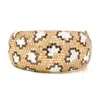 Diana M. 18 Kt Rose Gold Diamond Bangle In Multi