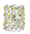 Diana M. 18 Kt White Gold Diamond Bangle In White