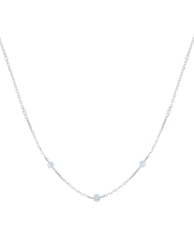 Diana M. 18k 0.52 Ct. Tw. Diamond Necklace In Metallic