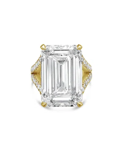 Diana M. 18k 22.00 Ct. Tw. Lab-grown Diamond Ring In Green