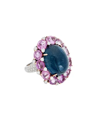 Diana M. Diana M 18k 27.00 Ct. Tw. Diamond & Sapphire Ring