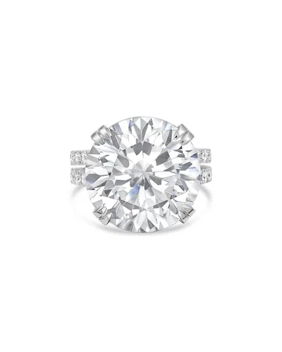 Diana M. 18k 4.00 Ct. Tw. Lab-grown Diamond Ring In Metallic