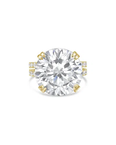 Diana M. 18k 4.00 Ct. Tw. Lab-grown Diamond Ring In Metallic