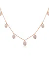 Diana M. 18k Rose Gold 0.97 Ct. Tw. Diamond Necklace