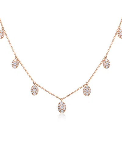 Diana M. 18k Rose Gold 0.97 Ct. Tw. Diamond Necklace