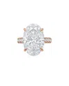 Diana M. Fine Jewelry 18k Rose Gold 16.26 Ct. Tw. Diamond Ring