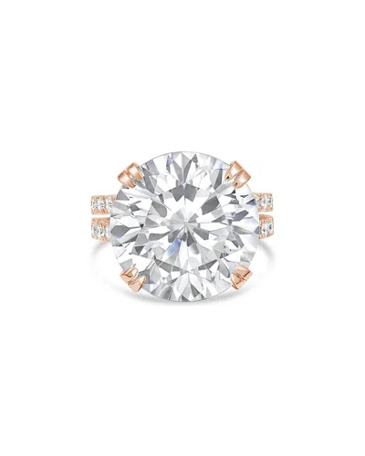 Diana M. 18k Rose Gold 4.00 Ct. Tw. Lab-grown Diamond Ring In Metallic