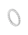 Diana M. Fine Jewelry 18k 1.00 Ct. Tw. Diamond Semi-eternity Ring In White