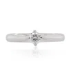 Diana M. 18kt White Gold Diamond Ring Containing 0.40 Cts Tw (gh Vs Si) In Silver