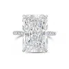 Diana M. 18kt Yellow Gold Lab Grown Diamond Engagement Ring With 12 Ct Radiant Center And 1.00 Cts On Sides In Yellow