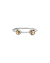 Diana M. Fine Jewelry 18k 0.44 Ct. Tw. Diamond Ring In Silver