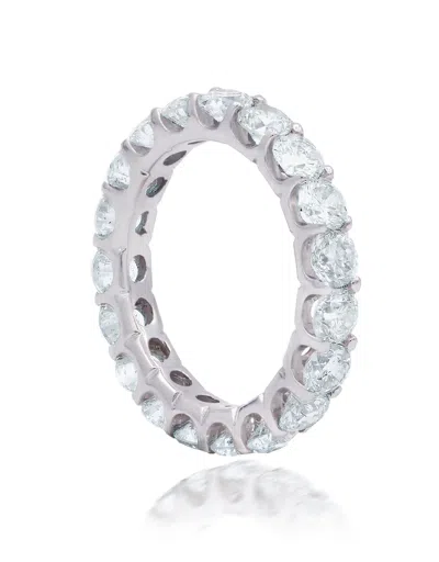 Diana M. 3.00 Diamond Eternity  Band In White
