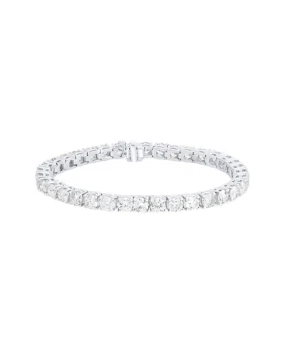 Diana M. 18k 16.00 Ct. Tw. Diamond Tennis Bracelet In White