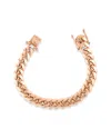 Diana M. 14k Rose Gold Cuban Link Bracelet