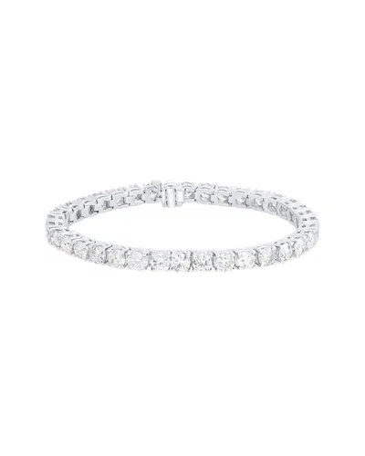 Diana M. 18k 8.10 Ct. Tw. Diamond Tennis Bracelet In Metallic