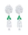 Diana M. 18k 17.50 Ct. Tw. Diamond Art Deco Earrings