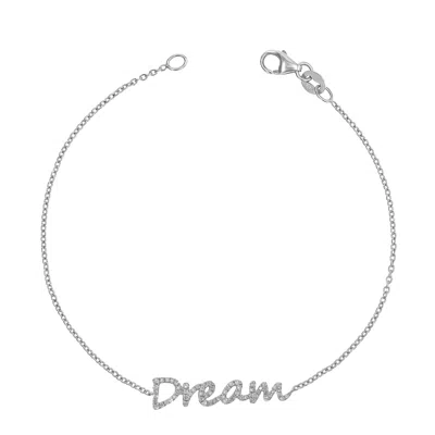 Diana M. Diamond Bracelet In White