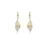 Diana M. Diamond Earrings In Gold