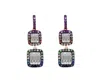 Diana M. Diamond Earrings In Green