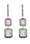 Diana M. 14k 0.12 Ct. Tw. Diamond Earrings In Pink