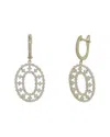 Diana M. Diamond Earrings In Silver
