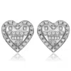 Diana M. Diamond Earrings In Silver