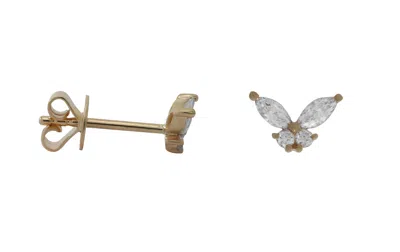 Diana M. Diamond Earrings In Silver