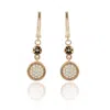 Diana M. Diamond Earrings In Silver