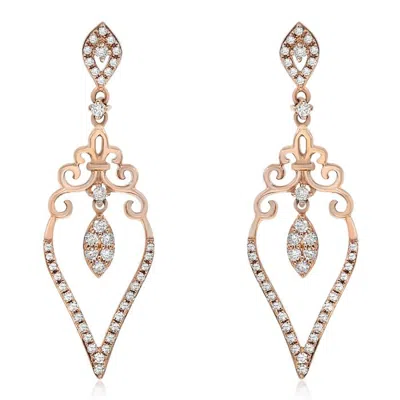 Diana M. Diamond Earrings In Silver