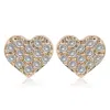 Diana M. Fine Jewelry 14k Rose Gold 0.17 Ct. Tw. Diamond Earrings In Silver