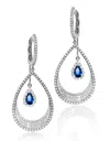Diana M. Diamond Earrings In White