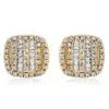 Diana M. Diamond Earrings In White