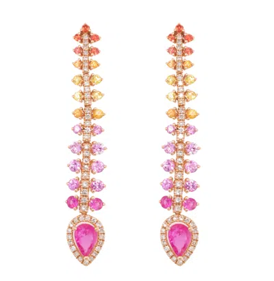 Diana M. Diamond Earrings In White