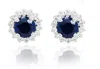 Diana M. Diamond Earrings In White