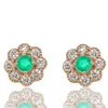 Diana M. Diamond Earrings In White
