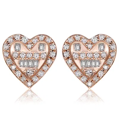 Diana M. Diamond Earrings In White