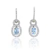 Diana M. Diamond Earrings In White