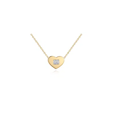 Diana M. Diamond Necklace In Gold