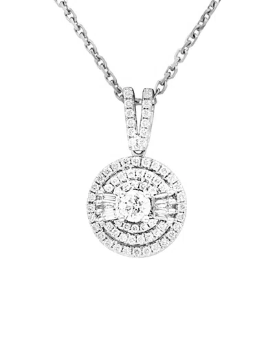 Diana M. Diamond Necklace In Silver