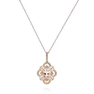 Diana M. Diamond Necklace In Silver