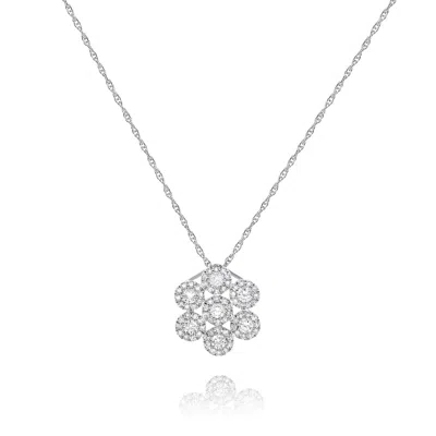 Diana M. Fine Jewelry 14k 0.50 Ct. Tw. Diamond Necklace In White