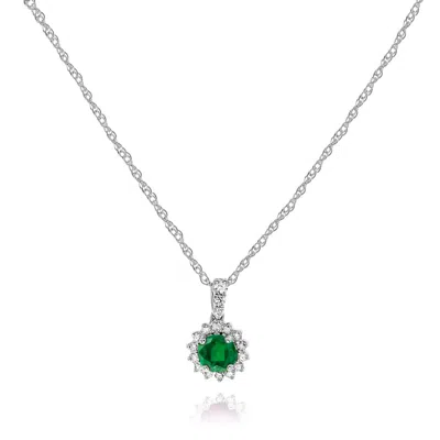 Diana M. Diamond Necklace In White
