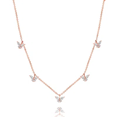 Diana M. Diamond Necklace In White