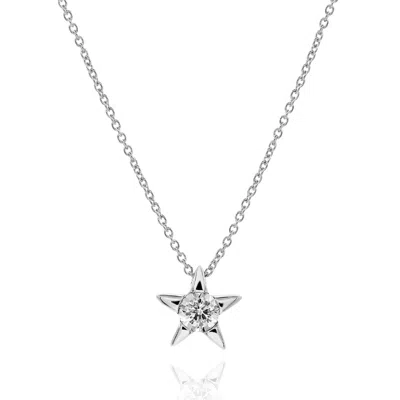 Diana M. Diamond Necklace In White