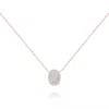 Diana M. Diamond Necklace In White