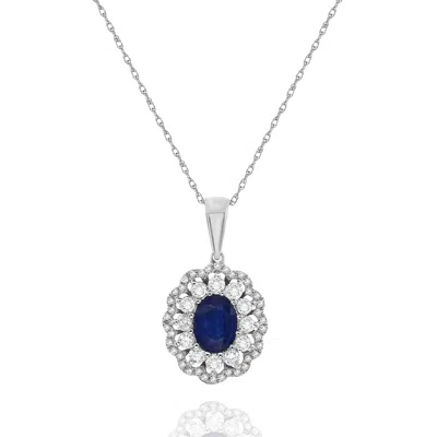 Diana M. Diamond Necklace In White