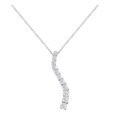 Diana M. Diamond Necklace In White