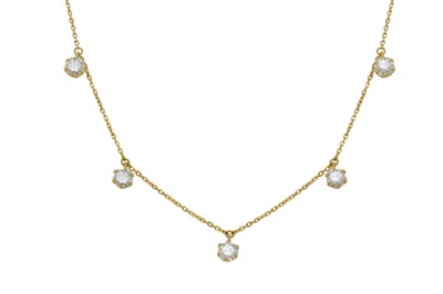 Diana M. Diamond Necklace In White